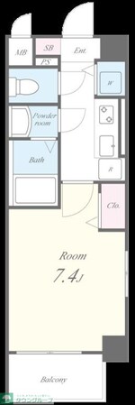 Apartment 桜の物件間取画像